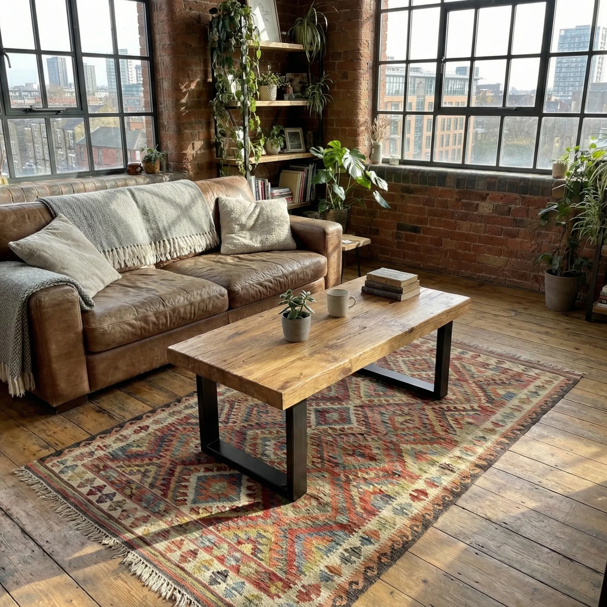 Modern Solid Wood Coffee Table - view 6